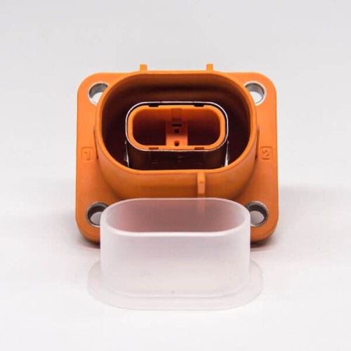 High Voltage Connection 2 Pin 180° Plastic Socket 150A High Voltage Connection 2 Pin 180° Plastic Socket 150A