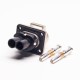High Voltage Connectors 2 Pin Socket 3.6mm A Code Straight Metal Shield High Voltage Connectors 2 Pin Socket 3.6mm A Code Straight Metal Shield