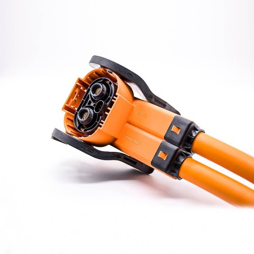 High Voltage Interlock 8mm A Code Right Angle 2 Pin Plastic 200A Plug and Socket High Voltage Interlock 8mm A Code Right Angle 2 Pin Plastic 200A Plug and Socket