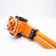 High Voltage Interlock 8mm A Code Right Angle 2 Pin Plastic 200A Plug and Socket High Voltage Interlock 8mm A Code Right Angle 2 Pin Plastic 200A Plug and Socket