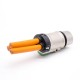 High Voltage Safety Lock Cable 3.6mm 3 Pin 35A Straight Metal HVSL Plug For 6mm2 Wire High Voltage Safety Lock Cable 3.6mm 3 Pin 35A Straight Metal HVSL Plug For 6mm2 Wire