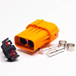 High Voltage Safety Lock Connector 2pin 150A Plug For EV Battery