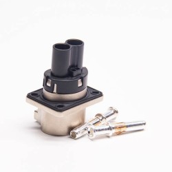 HVSL Connector 2pin 35A Shield Socket For DC-DC Battery