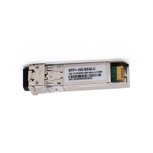 SFP+-10G-BX40-U 10G SFP+ T1270/R1310 40km DOM Simplex LC SMF Optical Transceiver Module SFP+-10G-BX40-U 10G SFP+ T1270/R1310 40km DOM Simplex LC SMF Optical Transceiver Module