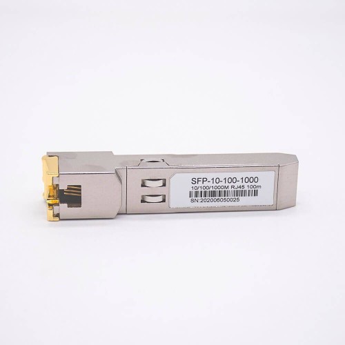 SFP Electrical Interface RJ45 SFP-10-100-1000 100M DDM Electric Port Module SFP Electrical Interface RJ45 SFP-10-100-1000 100M DDM Electric Port Module