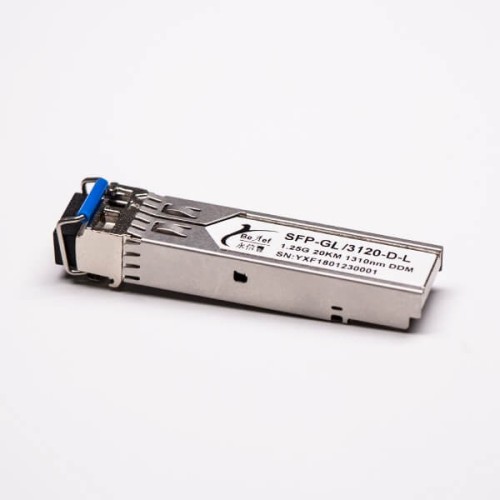 SFP Module 1.25G 20KM 1310NM DDM Transceiver Module Cisco Compatible SFP Module 1.25G 20KM 1310NM DDM Transceiver Module Cisco Compatible
