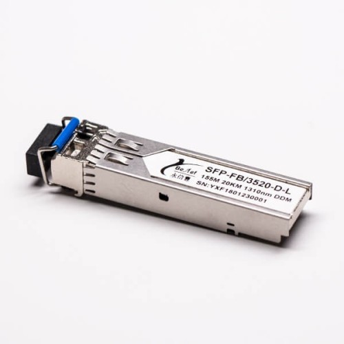 SFP Module Fiber Optic Transceiver Simplex 155M 20KM 1310NM DDM SFP Module Fiber Optic Transceiver Simplex 155M 20KM 1310NM DDM