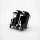 Fiber Optic Module jack and 3 RCA Jack Right angle panel mount with self tapping hole Fiber Optic Module jack and 3 RCA Jack Right angle panel mount with self tapping hole