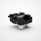 Fiber Optic Module jack and 3 RCA Jack Right angle panel mount with self tapping hole Fiber Optic Module jack and 3 RCA Jack Right angle panel mount with self tapping hole