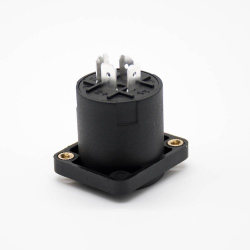 HP(SPEAKON) series 4pin Female Jack Straight panel mount for Amplifier & Audio Mixer microphone HP(SPEAKON) series 4pin Female Jack Straight panel mount for Amplifier & Audio Mixer microphone
