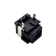 Toslink socket fiber connector Optical fiber Right angle panel mount with self tapping hole Toslink socket fiber connector Optical fiber Right angle panel mount with self tapping hole
