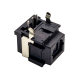 Toslink socket fiber connector Optical fiber Right angle panel mount with self tapping hole Toslink socket fiber connector Optical fiber Right angle panel mount with self tapping hole