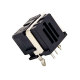 Toslink socket fiber connector Optical fiber Right angle panel mount with self tapping hole Toslink socket fiber connector Optical fiber Right angle panel mount with self tapping hole