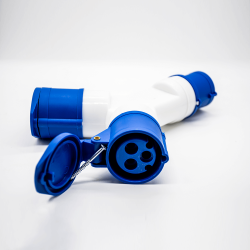 Y Type Industrial Connector Socket 3P 32A 220V-250V 2P+E 6h IP44