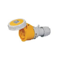 CEE Connector 16A 3pin 110V-130V 3P IP67 Industrial IEC60309 Cable Mount Connector