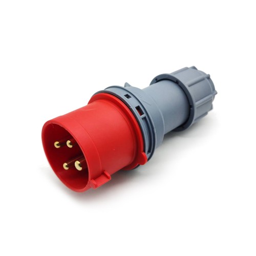 Waterproof Industrial Connector Plug 4Pin 32A 380-415V 3P+E IP44 Waterproof Industrial Connector Plug 4Pin 32A 380-415V 3P+E IP44