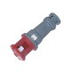 Waterproof Industrial Connector Socket 4Pin 125A 400V 3P+E IP67