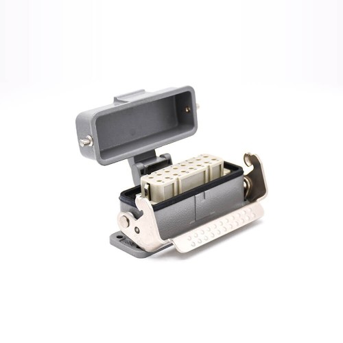 10 Pin Electrical Connector Heavy Duty H16A Female Butt-joint Male Silver Plating Size M25 Bulkhead Mounting 10 Pin Electrical Connector Heavy Duty H16A Female Butt-joint Male Silver Plating Size M25 Bulkhead Mounting