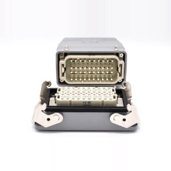 HDC Connector 40Pin Male female Butt-Joint Hasp Side Entry Type High Side Cable Ently H16T Shell M40