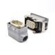Heavy Duty Connectors H10B Surface Mounting Female Docking Type Male 24Pin Silver Plating Size M32 Entry Heavy Duty Connectors H10B Surface Mounting Female Docking Type Male 24Pin Silver Plating Size M32 Entry