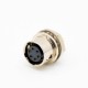 Elecje 6 pin Female HR10 Connector Receptacle Straight Solder Cup Back Mount Circular Push-Pull Connector 5pcs