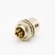 Elecje 6 pin Female HR10 Connector Receptacle Straight Solder Cup Back Mount Circular Push-Pull Connector 5pcs