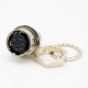 Elecje 6 pin Female HR10 Connector Receptacle Straight Solder Cup Back Mount Circular Push-Pull Connector 5pcs