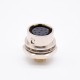 Elecje Connector HR10 Female Receptacle 10 Pin Straight PCB Through Hole Back Mount Circular Push-Pull Connector