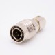 HR10 Elecje Male Plug 6 Pin Straight Solder Cup for Cable Circular Push-Pull Connector 5pcs