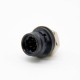 HRS Elecje Connector Male Receptacle 6 Pin Straight Back Mount Solder Cup HR10 Circular Push-Pull Connector