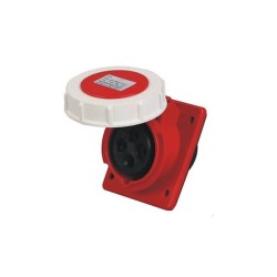 32A 4pin IEC60309 380V-415V IP67 45Degree Socket