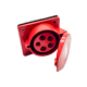 32A 5pin Receptacle 380V-415V 50/60Hz IP44 IEC60309 CEE Industrial Panel Mount Socket Angle Type 32A 5pin Receptacle 380V-415V 50/60Hz IP44 IEC60309 CEE Industrial Panel Mount Socket Angle Type