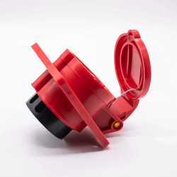 Industrial Connector Angled Socket 4P 16A 380V-415V 3P+E 6h IP44