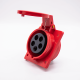 Industrial Connector Angled Socket 5P 16A 380V-415V 3P+E+N 6h IP44 Industrial Connector Angled Socket 5P 16A 380V-415V 3P+E+N 6h IP44