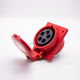 Industrial Connector Angled Socket 5P 16A 380V-415V 3P+E+N 6h IP44 Industrial Connector Angled Socket 5P 16A 380V-415V 3P+E+N 6h IP44