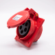 Industrial Connector Angled Socket 5P 16A 380V-415V 3P+E+N 6h IP44 Industrial Connector Angled Socket 5P 16A 380V-415V 3P+E+N 6h IP44