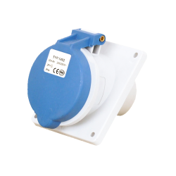 Waterproof Industrial Connector Socket 3Pin 32A 230V 2P+E IP44