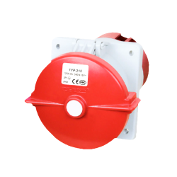 Waterproof Industrial Connector Socket 4Pin 125A 400V 3P+E IP67