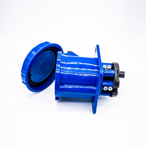IEC60309 Panel Mount Receptacle Straight Type 63A 3pin 220V-250V 50/60Hz 2P+E 6h 2P+E IP67 CEE Industrial IEC60309 Panel Mount Receptacle Straight Type 63A 3pin 220V-250V 50/60Hz 2P+E 6h 2P+E IP67 CEE Industrial