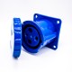 IEC60309 Panel Mount Receptacle Straight Type 63A 3pin 220V-250V 50/60Hz 2P+E 6h 2P+E IP67 CEE Industrial IEC60309 Panel Mount Receptacle Straight Type 63A 3pin 220V-250V 50/60Hz 2P+E 6h 2P+E IP67 CEE Industrial