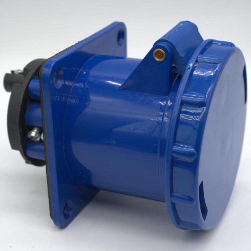 IEC60309 Panel Mount Receptacle Straight Type 63A 3pin 220V-250V 50/60Hz 2P+E 6h 2P+E IP67 CEE Industrial IEC60309 Panel Mount Receptacle Straight Type 63A 3pin 220V-250V 50/60Hz 2P+E 6h 2P+E IP67 CEE Industrial