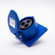 Industrial Connector Socket 3P 16A 220V-250V 2P+E 6h IP44 Straight Type Panel Mount