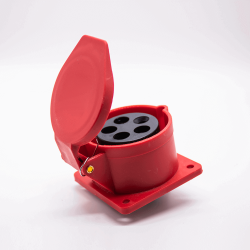 Industrial Connector Socket 5P 16A 380V-415V 4P+E+N 6h IP44