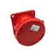 Industrial Connector Socket 5P 63A 380V-415V 3P+E+N 6h IP67 Straight Type Panel Mount Industrial Connector Socket 5P 63A 380V-415V 3P+E+N 6h IP67 Straight Type Panel Mount