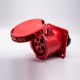Industrial Connector Socket 5P 63A 380V-415V 3P+E+N 6h IP67 Straight Type Panel Mount Industrial Connector Socket 5P 63A 380V-415V 3P+E+N 6h IP67 Straight Type Panel Mount