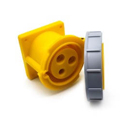 IP67 IEC60309 Female Socket 32A 3pin 110V-130V 2P+E CEE Industrial