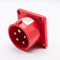 Reverse Industrial Connector Socket 5P 16A 380V-415V 3P+E+N 6h IP44