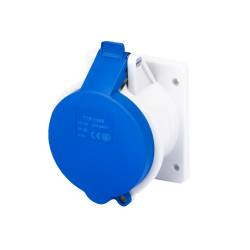 Waterproof Industrial Connector Socket 3Pin 32A 230V 2P+E IP44