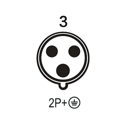 Waterproof Industrial Connector Socket 3Pin 63A 400V 3P+E IP67
