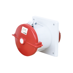 Waterproof Industrial Connector Socket 4Pin 125A 400V 3P+E IP44